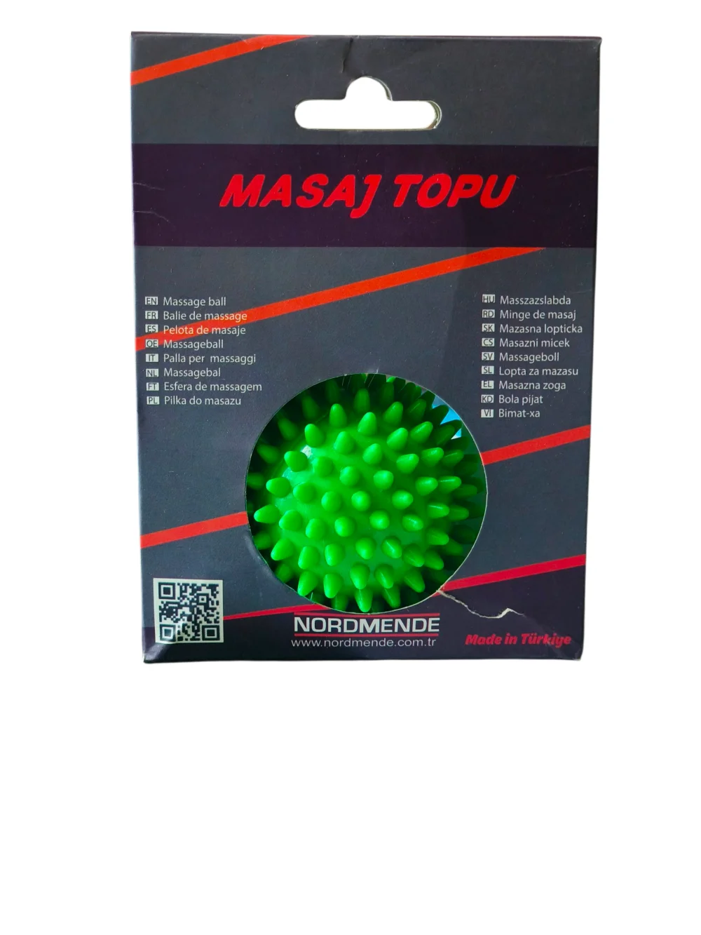 NordMende Masaj Topu Büyük Boy 9,5 CM görsel 2