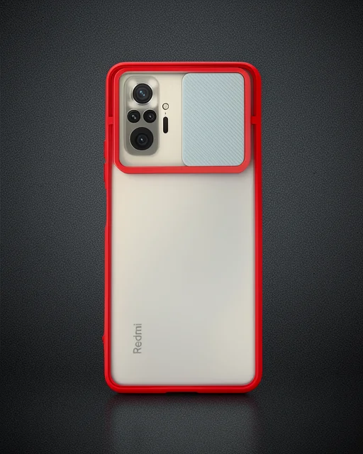 Xiaomi Redmi Note 10 Pro Kılıf Palm Buzlu Kamera Sürgülü Silikon - Turkuaz