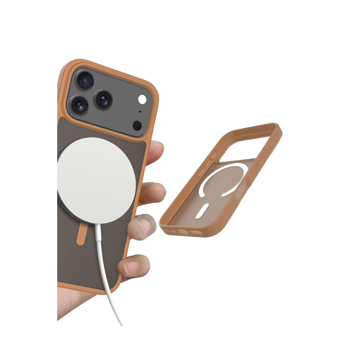 Joko Apple iPhone 17 Pro Max Jota Magsafe Kapak - Çöl Titanyum görsel 4