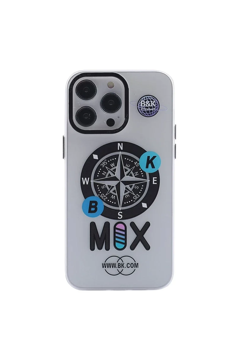 Apple iPhone 14 Pro Kılıf Apollo Magneticsafe Desenli Kapak - Apollo Şeffaf - 3 görsel 3