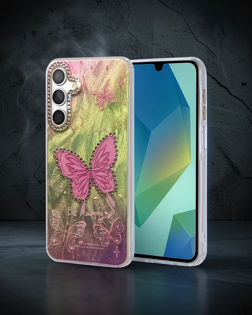 Samsung Galaxy S23 Fe Kılıf Blade Aynalı Desenli Kapak - Desen 5