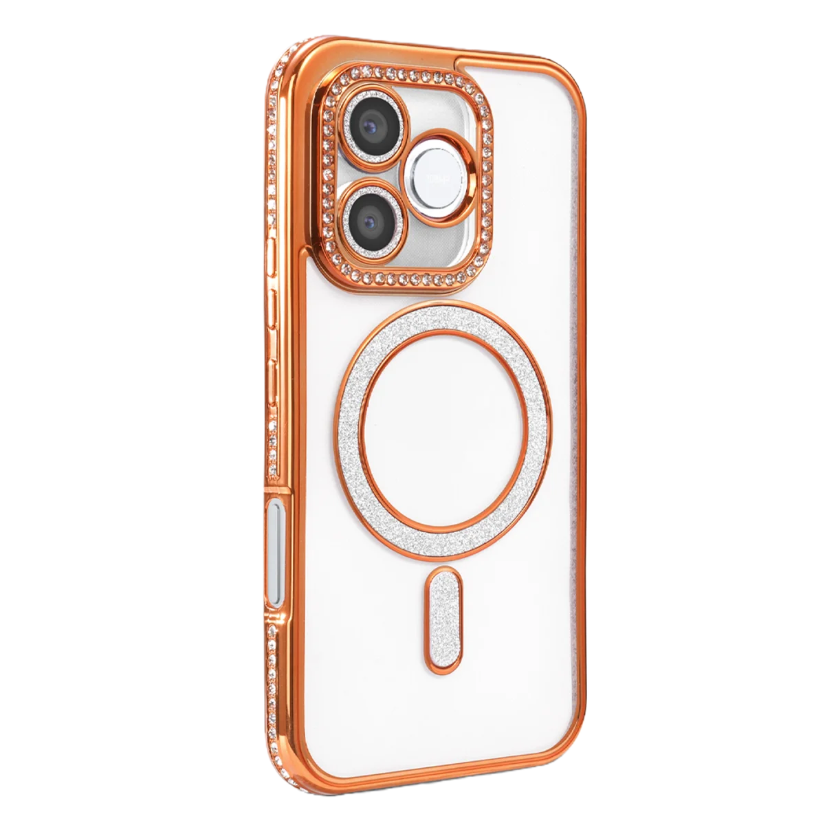 Huawei Honor 600 Lite Joke Simli Magneticsafe Kılıf - Turuncu görsel 2