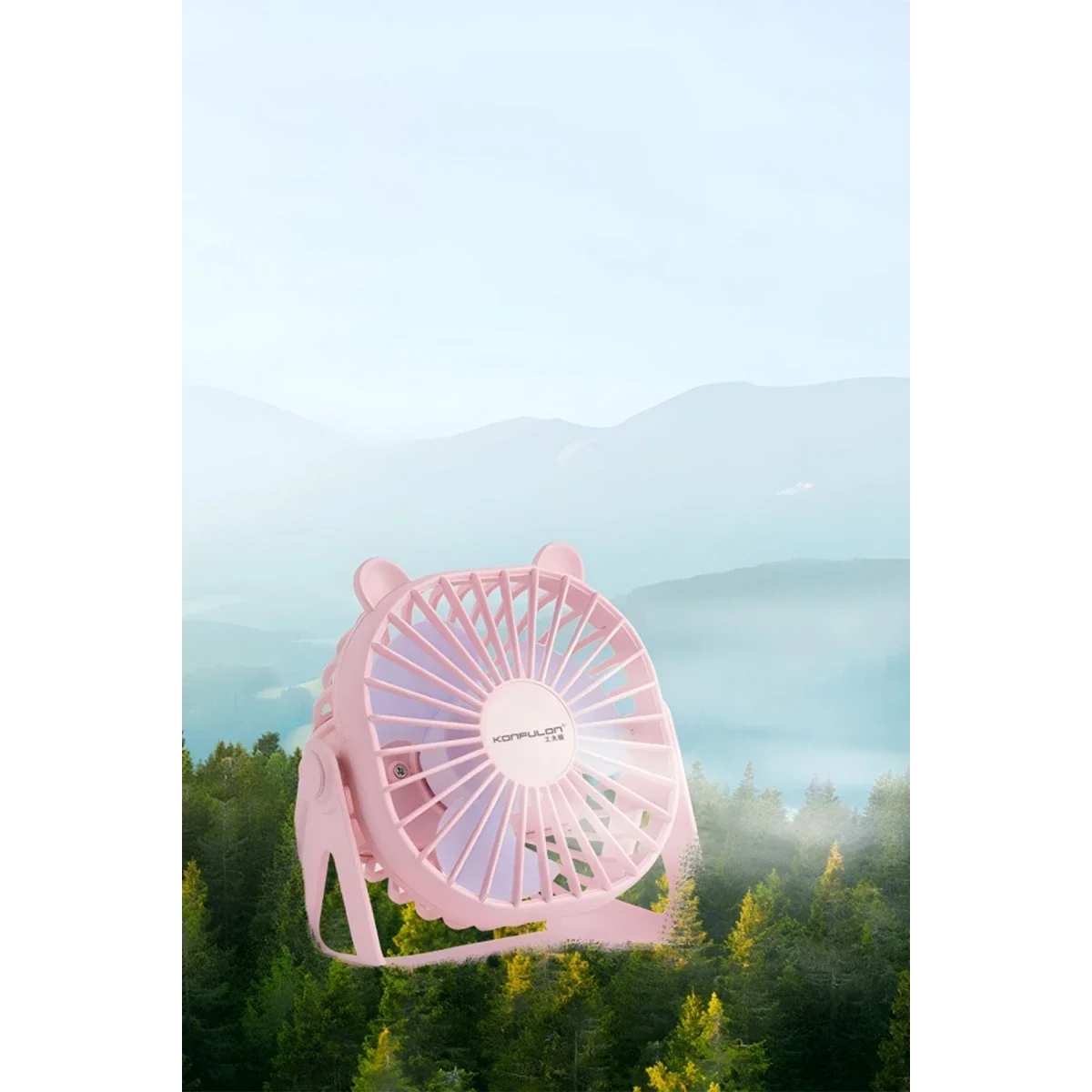 Konfulon FS23 Masaüstü Soğutma Fanı - Beyaz görsel 3