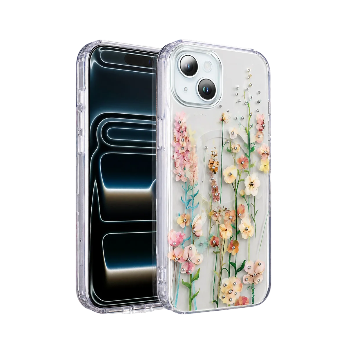 Onegif Apple iPhone 14 Desina Magsafe Kapak - Desen 1
