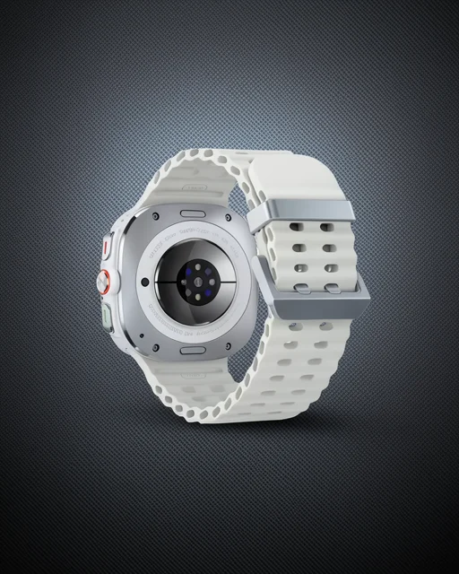Watch 7 Ultra Kr417 Rug Silikon Kordon - Yıldız Işığı