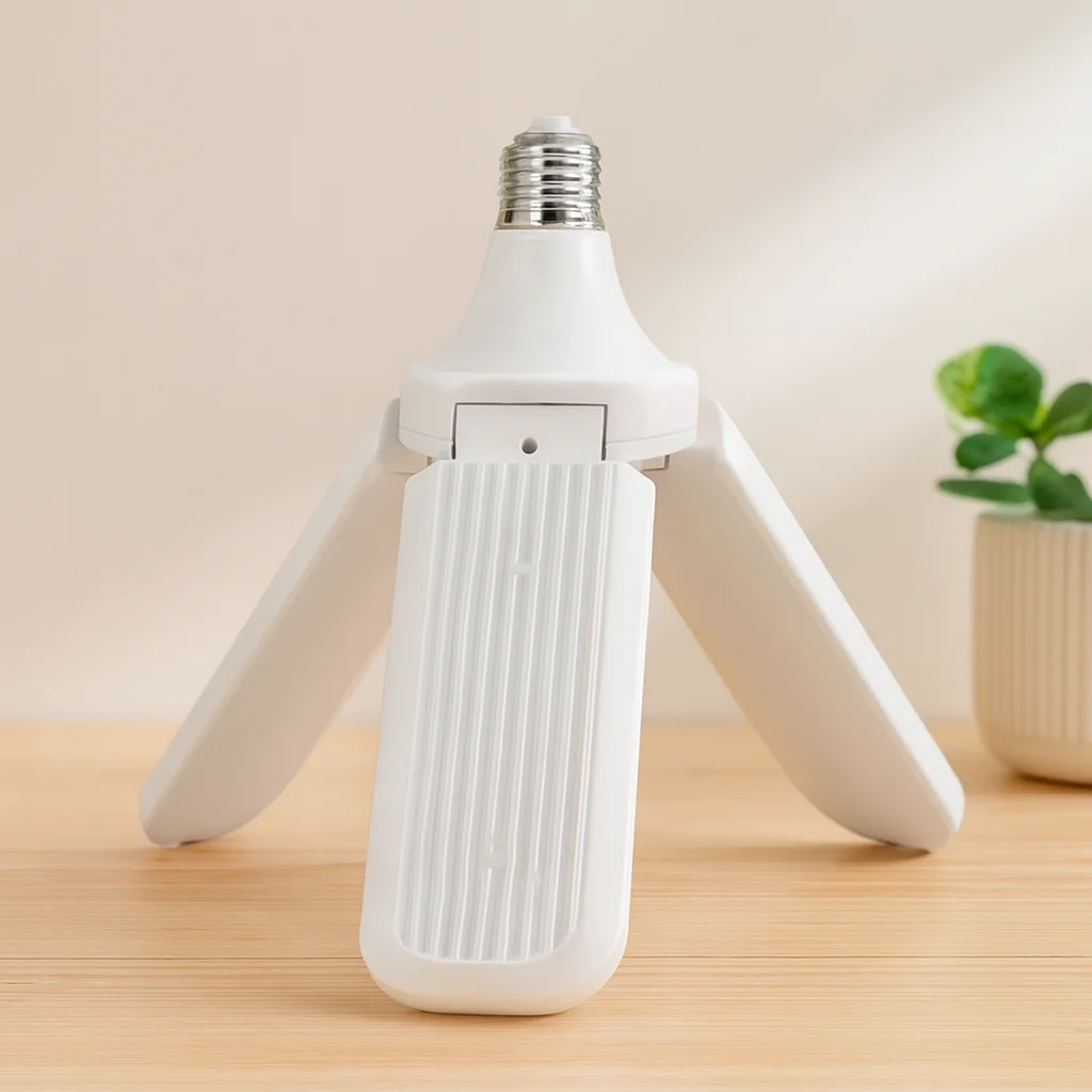 Pervane Model 3 Kollu Beyaz LED Ampul E27 24W