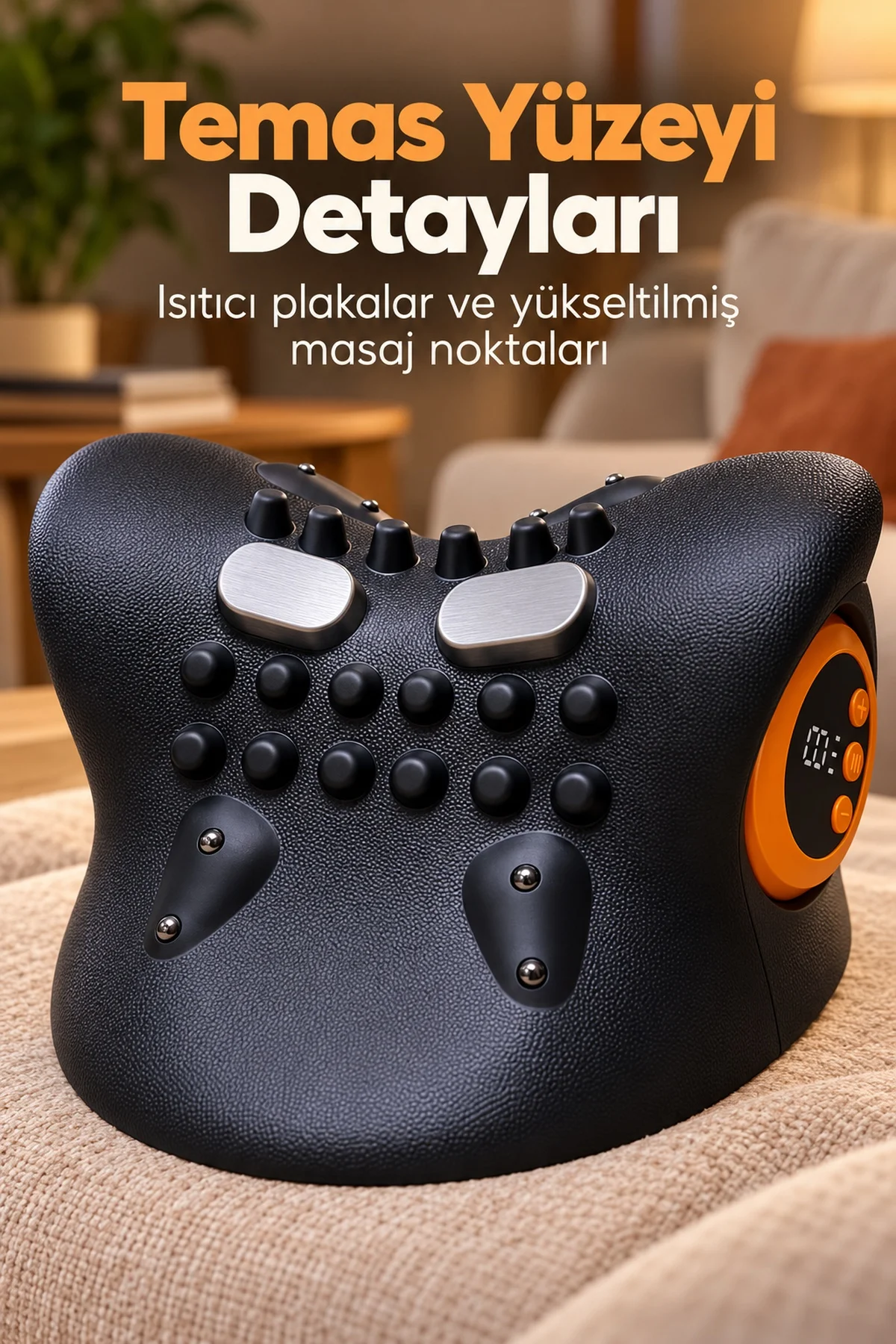 Boyun Masaj Aleti Type C Şarj Girişli görsel 5