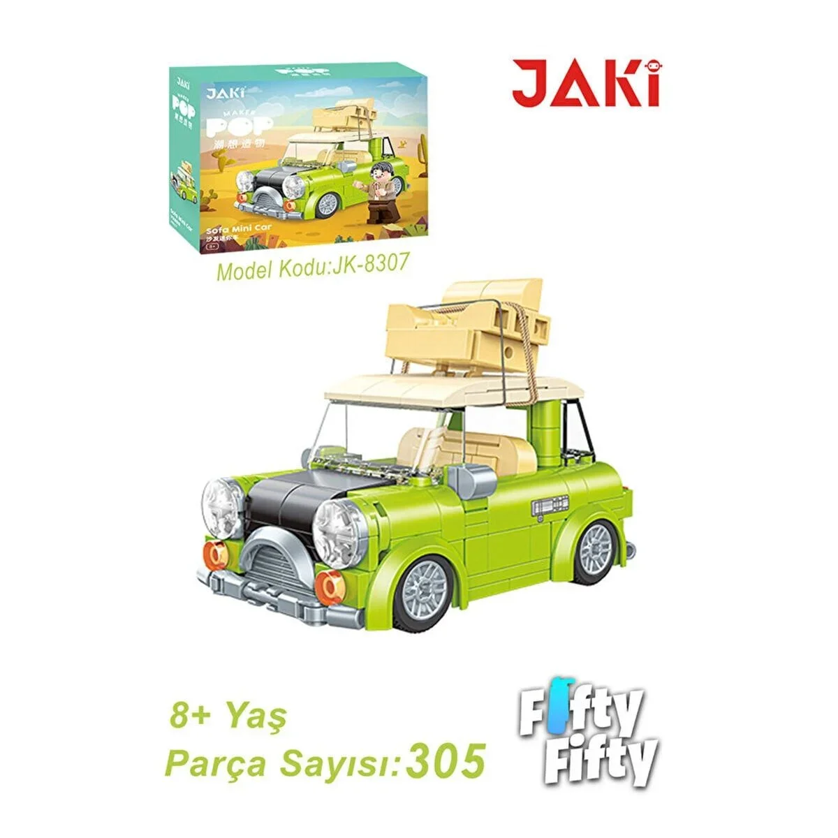 JK8307 Jaki Mr Beans Classic Mini 305 Parça Block Oyuncak