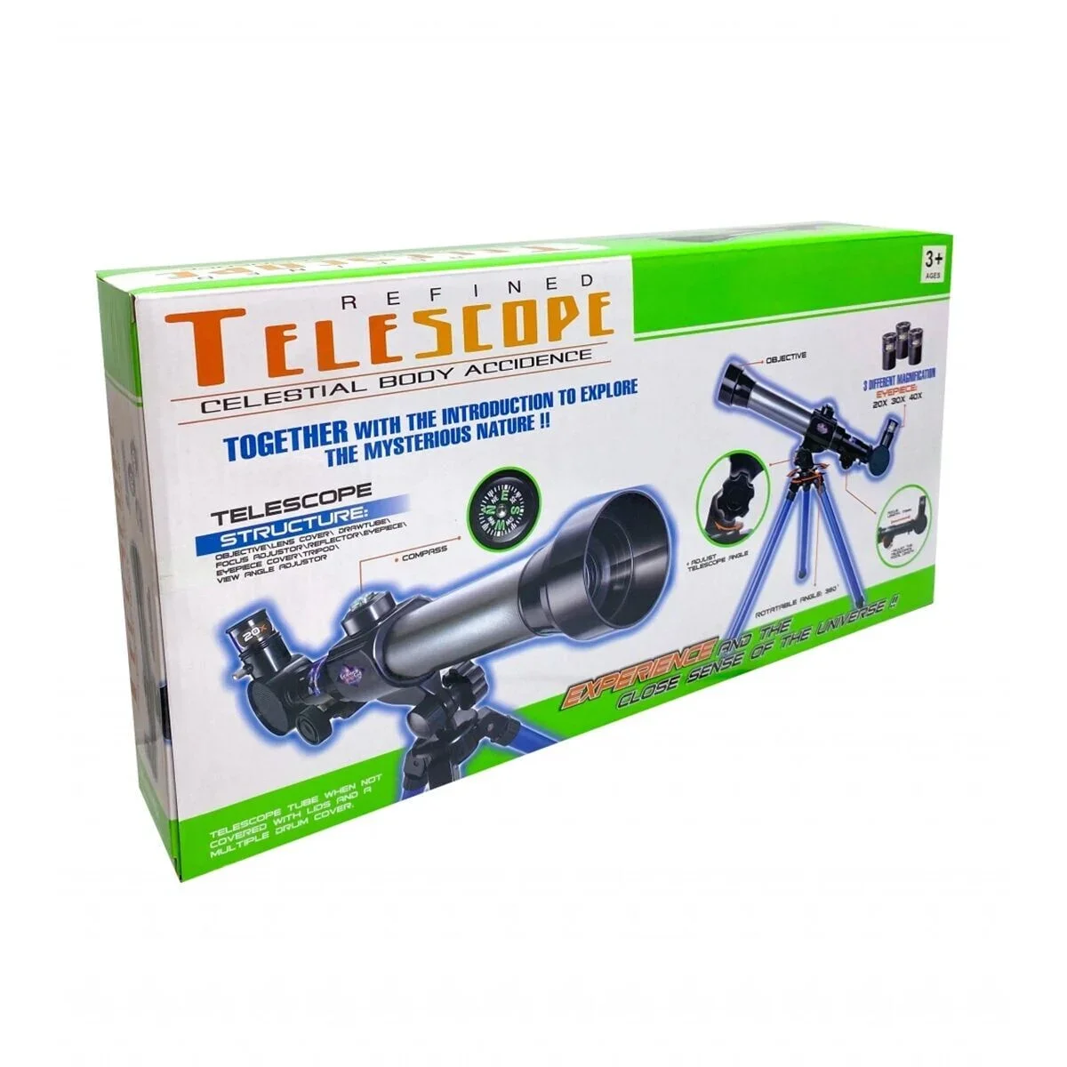 C2105 Kutulu Teleskop 12 görsel 3