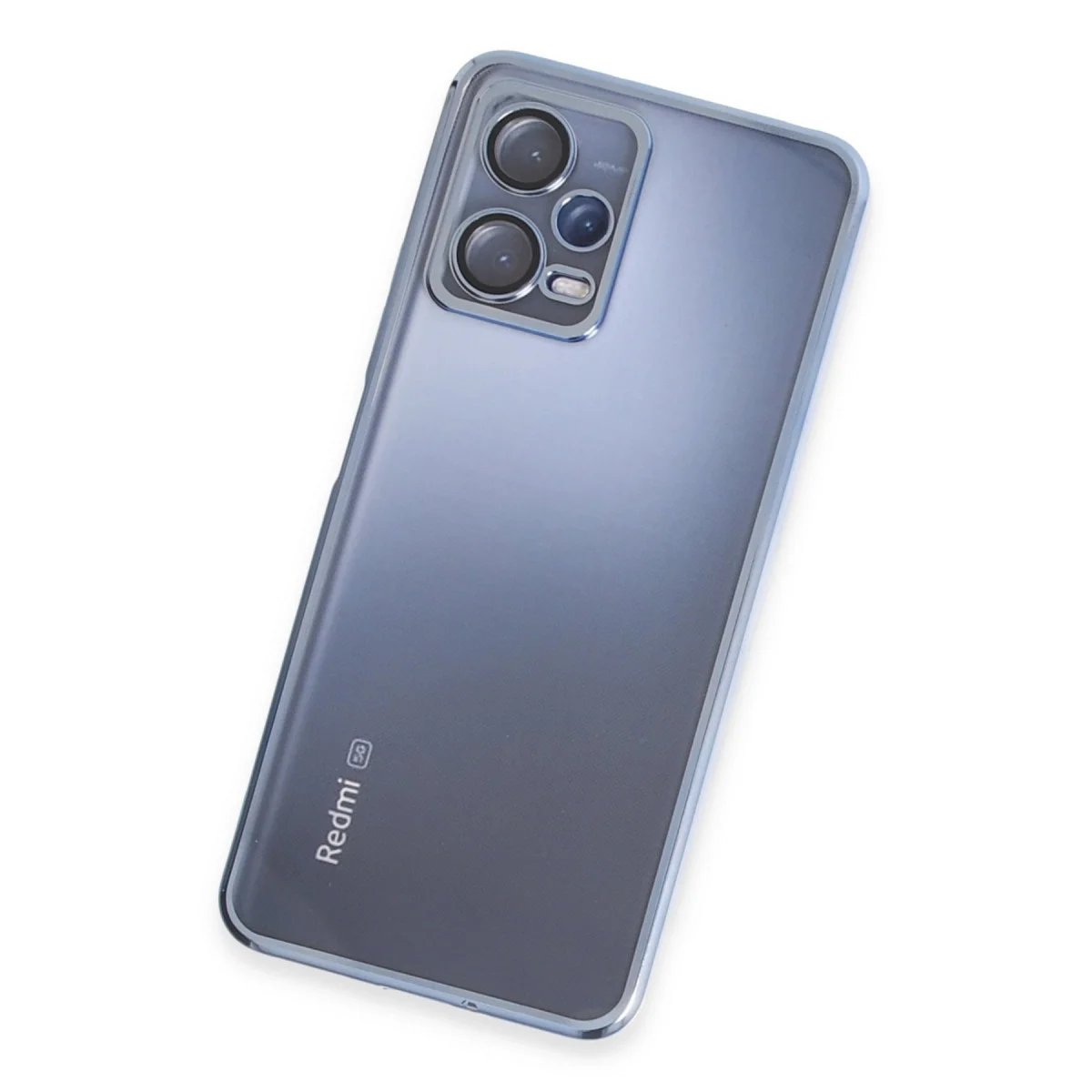 Xiaomi Redmi Note 12 5g Kılıf Razer Lensli Silikon - Açık Mavi görsel 2