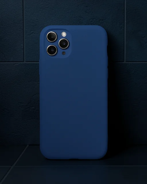 Apple İphone 11 Pro Kılıf Nano İçi Kadife Silikon - Lacivert