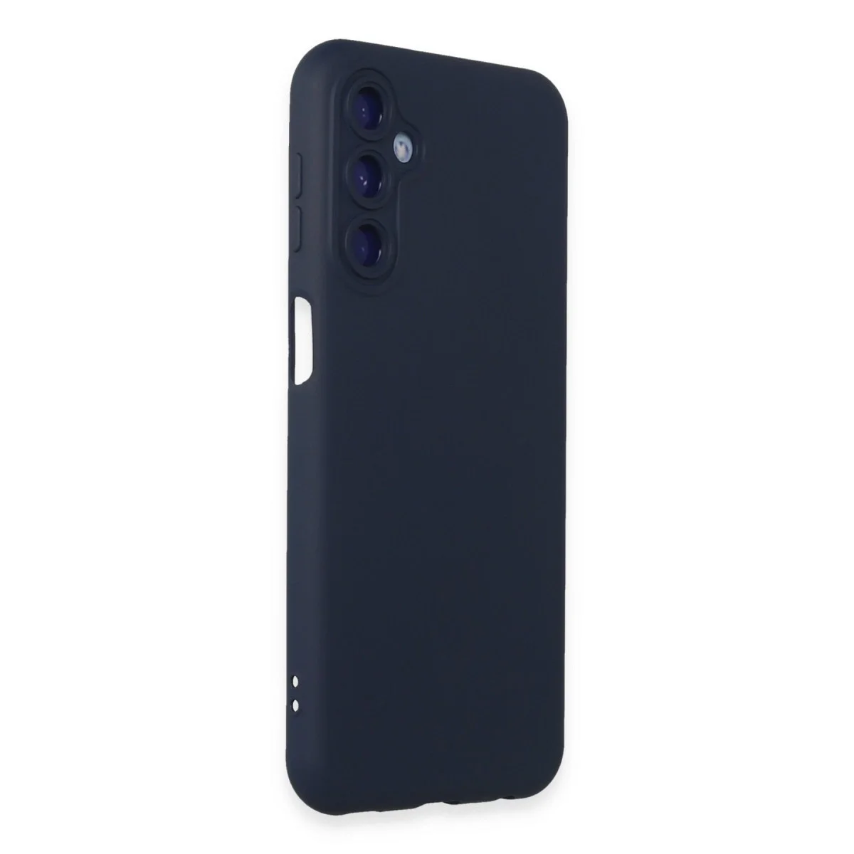 Samsung Galaxy M34 5g Kılıf Nano İçi Kadife Silikon - Lacivert görsel 2