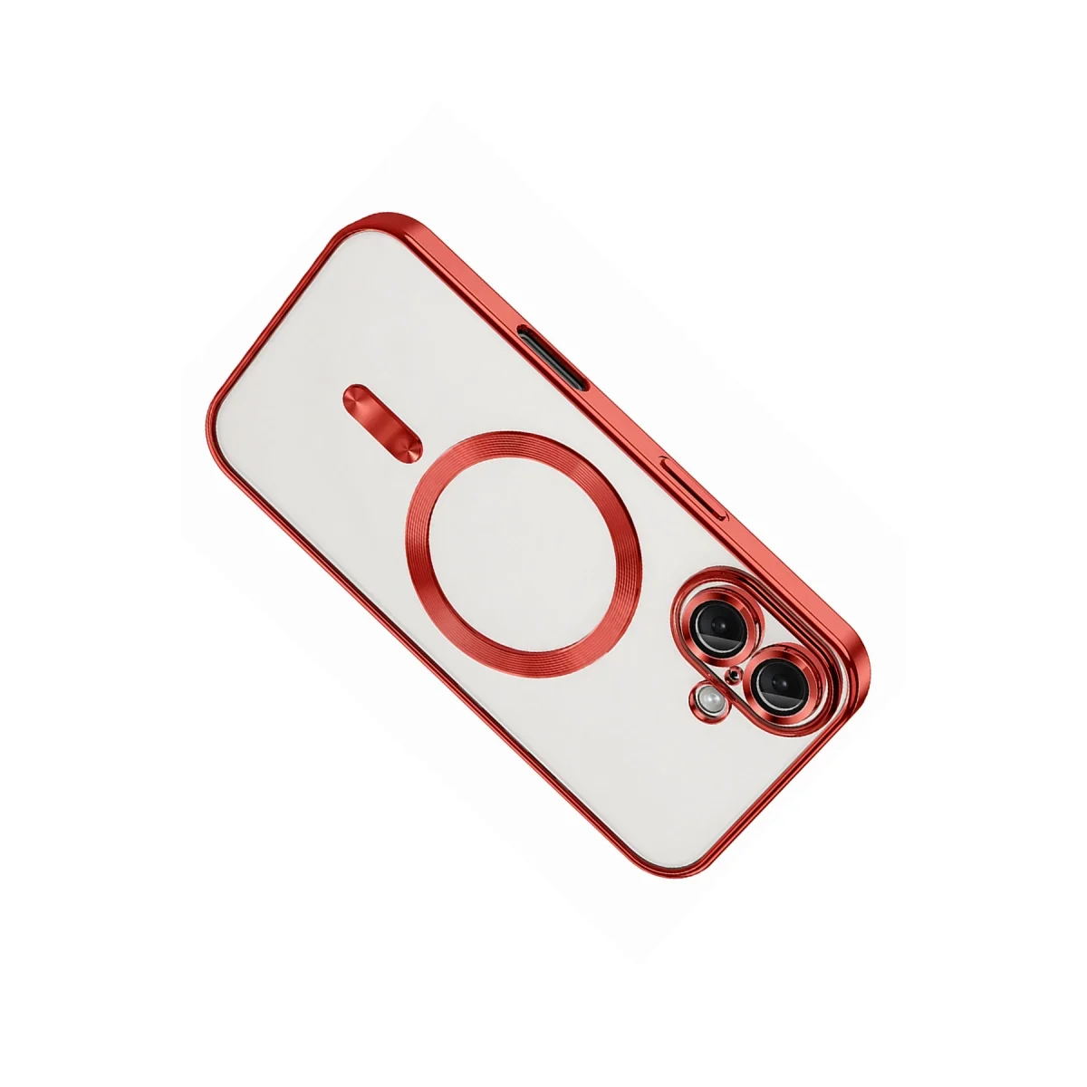 Apple İphone 16 Kılıf Kross Magneticsafe Kapak - Kırmızı görsel 3