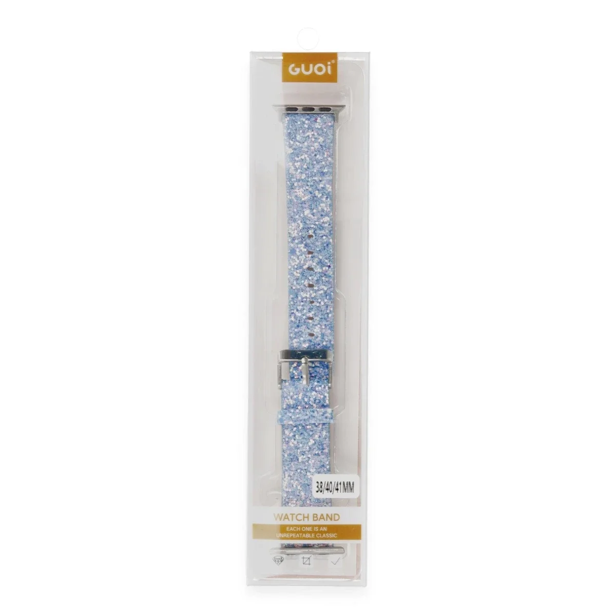 Apple Watch 38mm Starry Taşlı Kordon - Turkuaz görsel 2