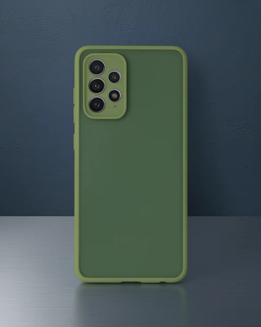 Samsung Galaxy A72 Kılıf Montreal Silikon Kapak - Yeşil