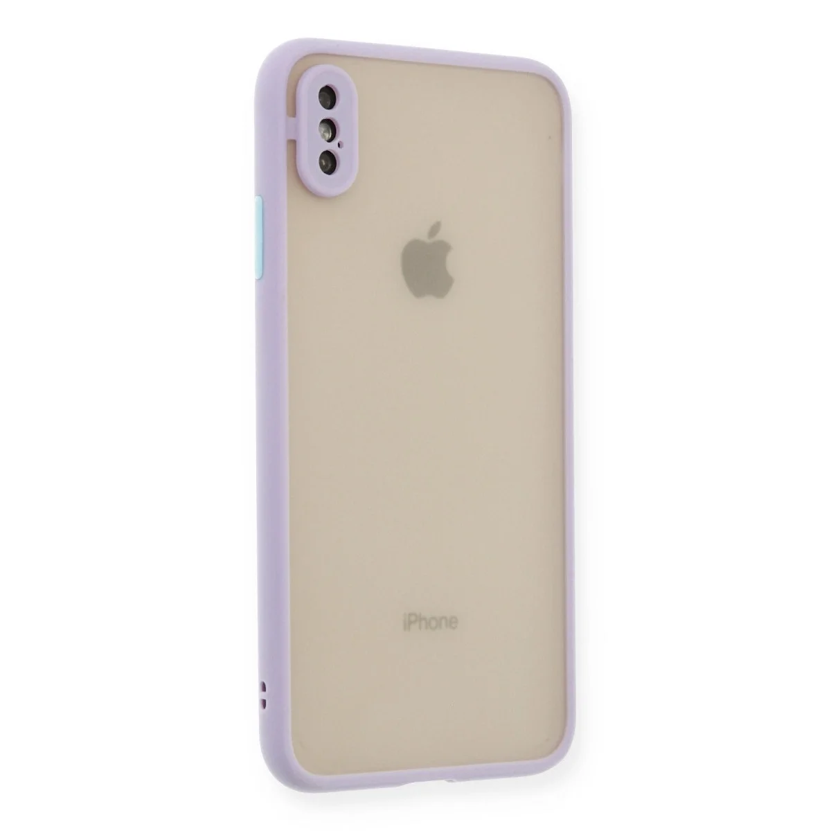 Apple İphone Xs Max Kılıf Montreal Silikon Kapak - Mor görsel 2