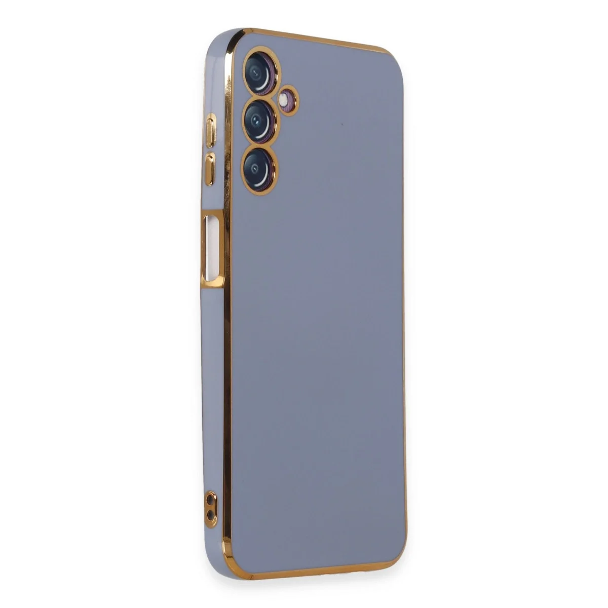 Samsung Galaxy M14 5g Kılıf Volet Silikon - Mavi görsel 2