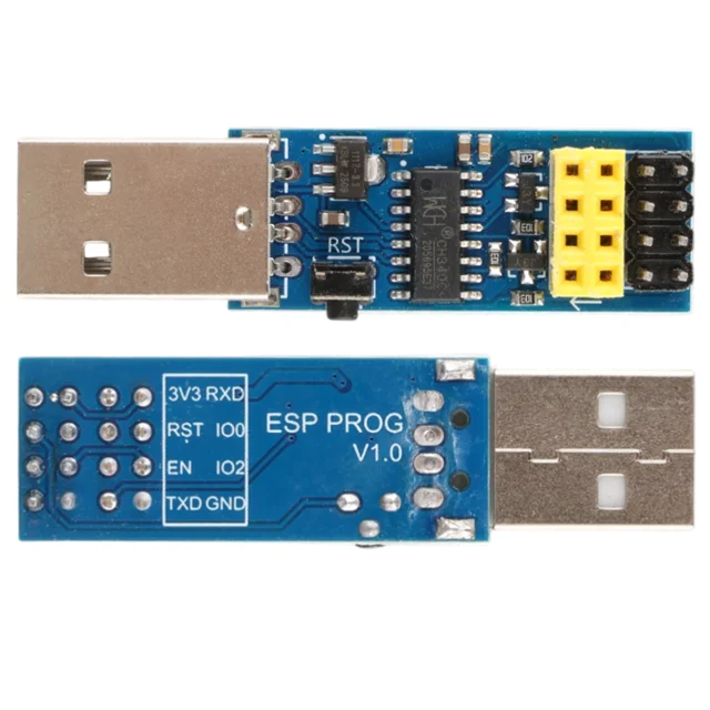 ESP-01S ESP PROG USB Programlayıcı Modül CH340C Çip Otomatik Resetli v1.0 görsel 2