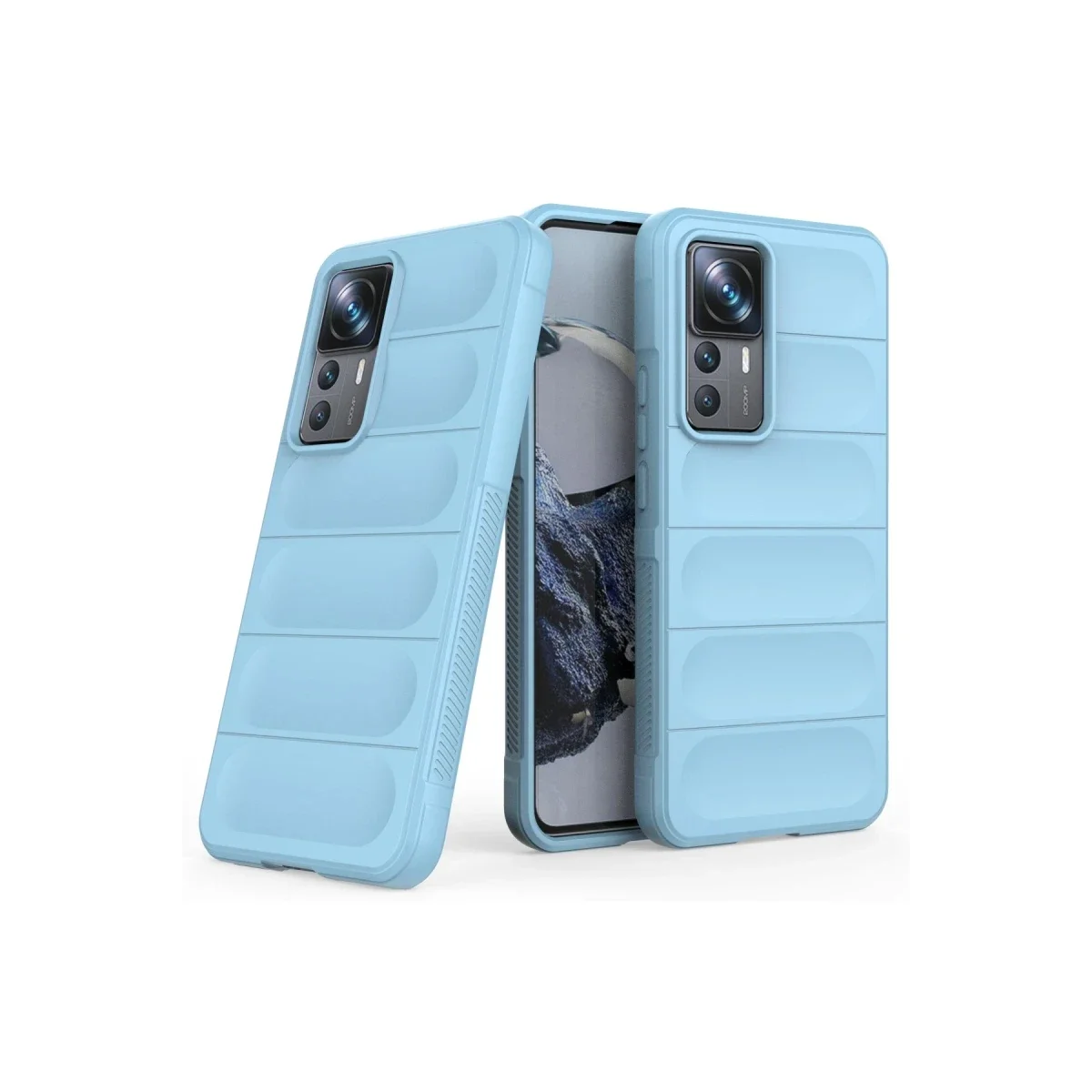 Xiaomi Mi 12T Pro Kılıf Optimum Silikon - Sky Blue görsel 2