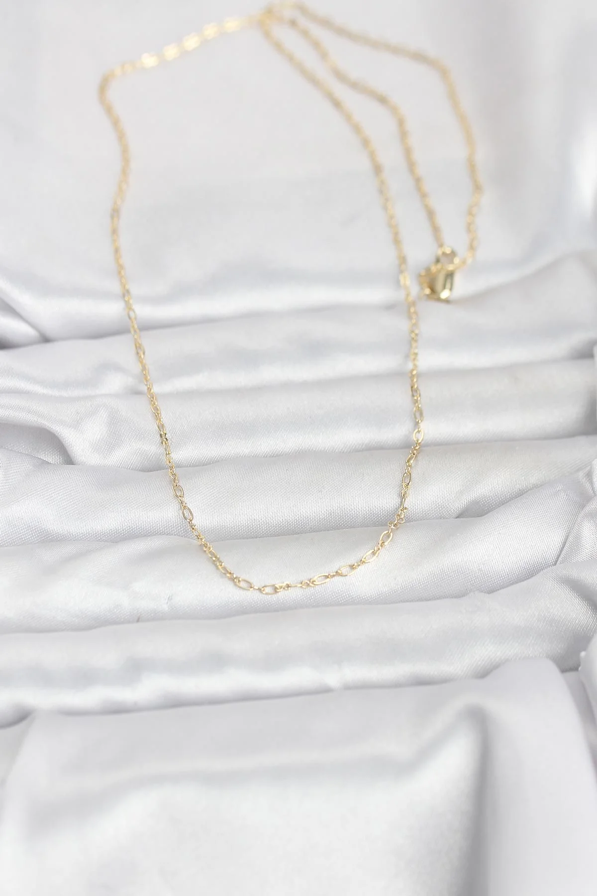 CM 14K Gold Renk 60 cm Zincirli Kadın Kolye görsel 2