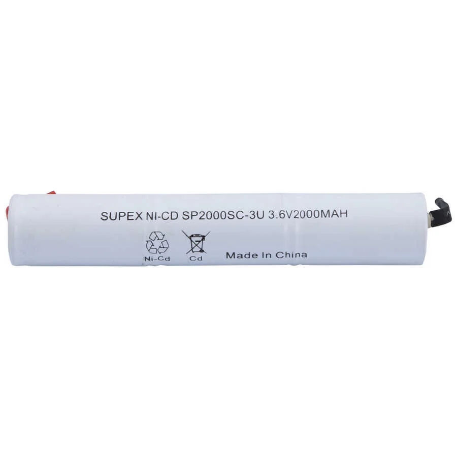 2000mAh 3.6V NiCd 3’lü Üstüste Şarjlı Süpürge Pili