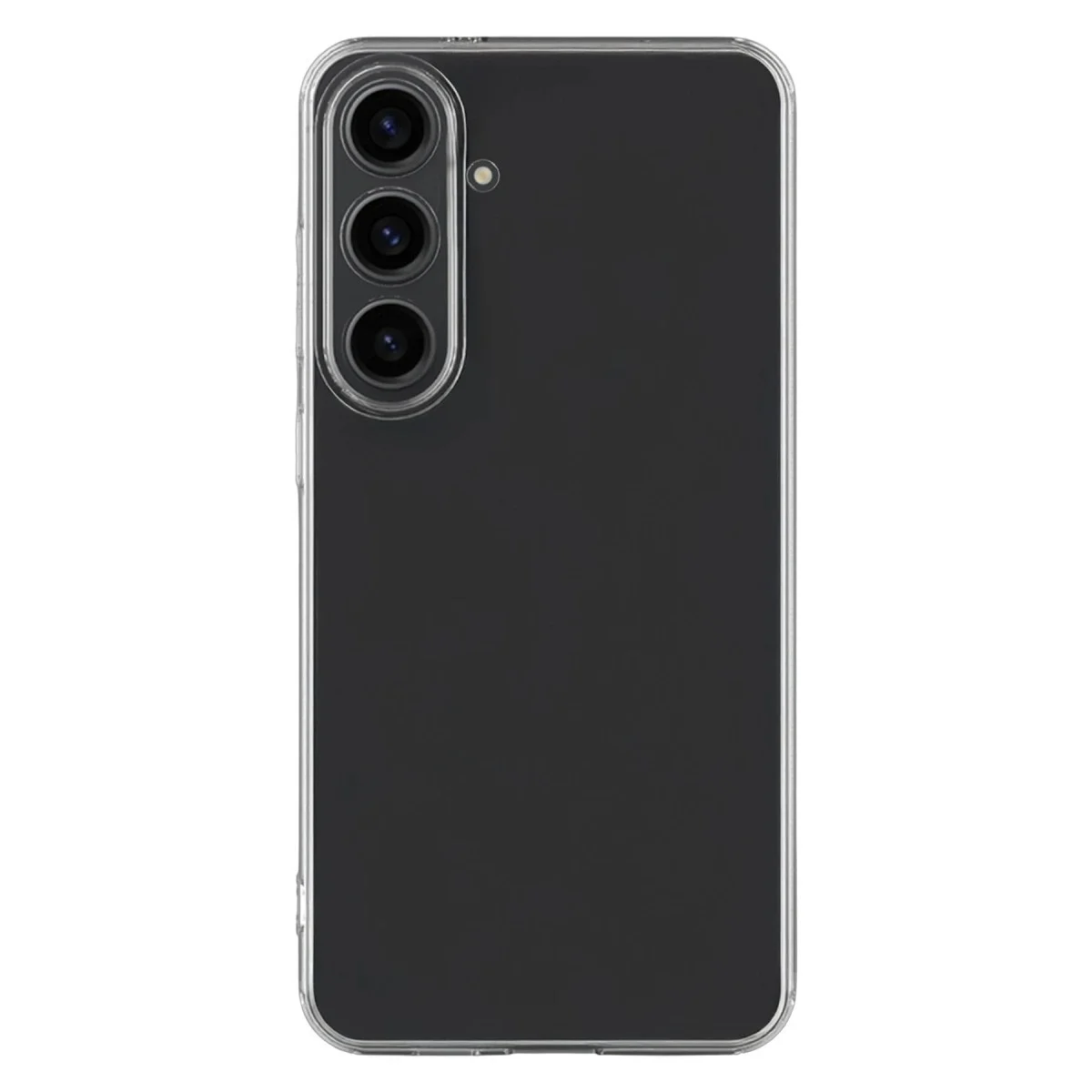Samsung Galaxy S25 Kılıf Lüx Şeffaf Silikon görsel 2