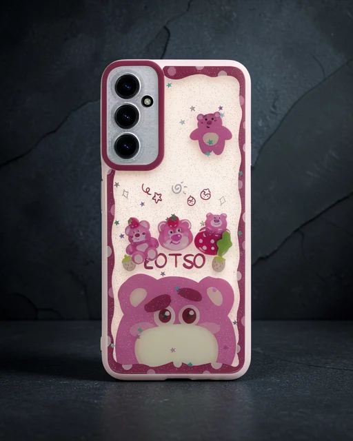 Samsung Galaxy A25 5g Kılıf Sweet Desenli Silikon Kapak - Pembe