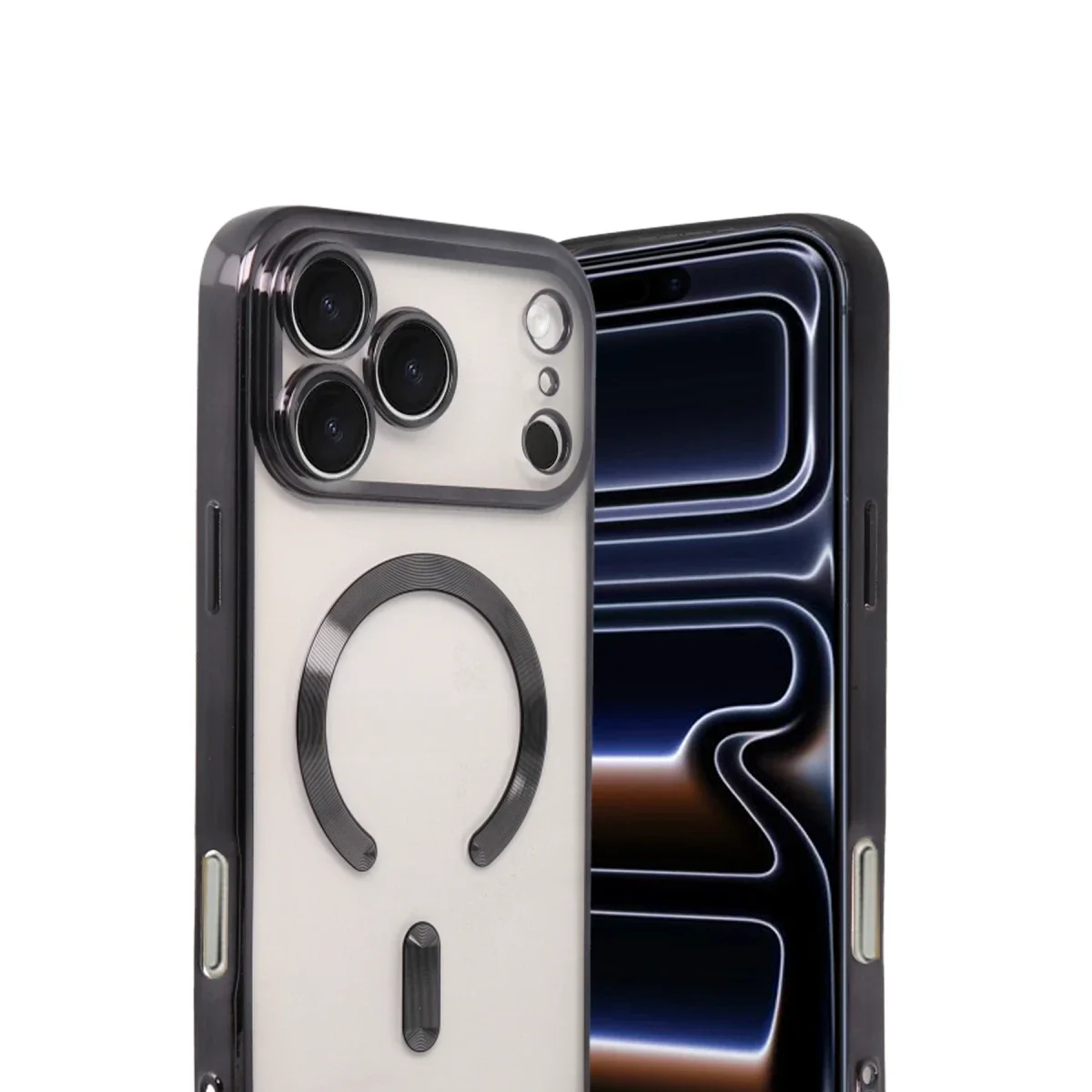 Apple iPhone 17 Pro Kross Magneticsafe Kapak - Siyah görsel 2