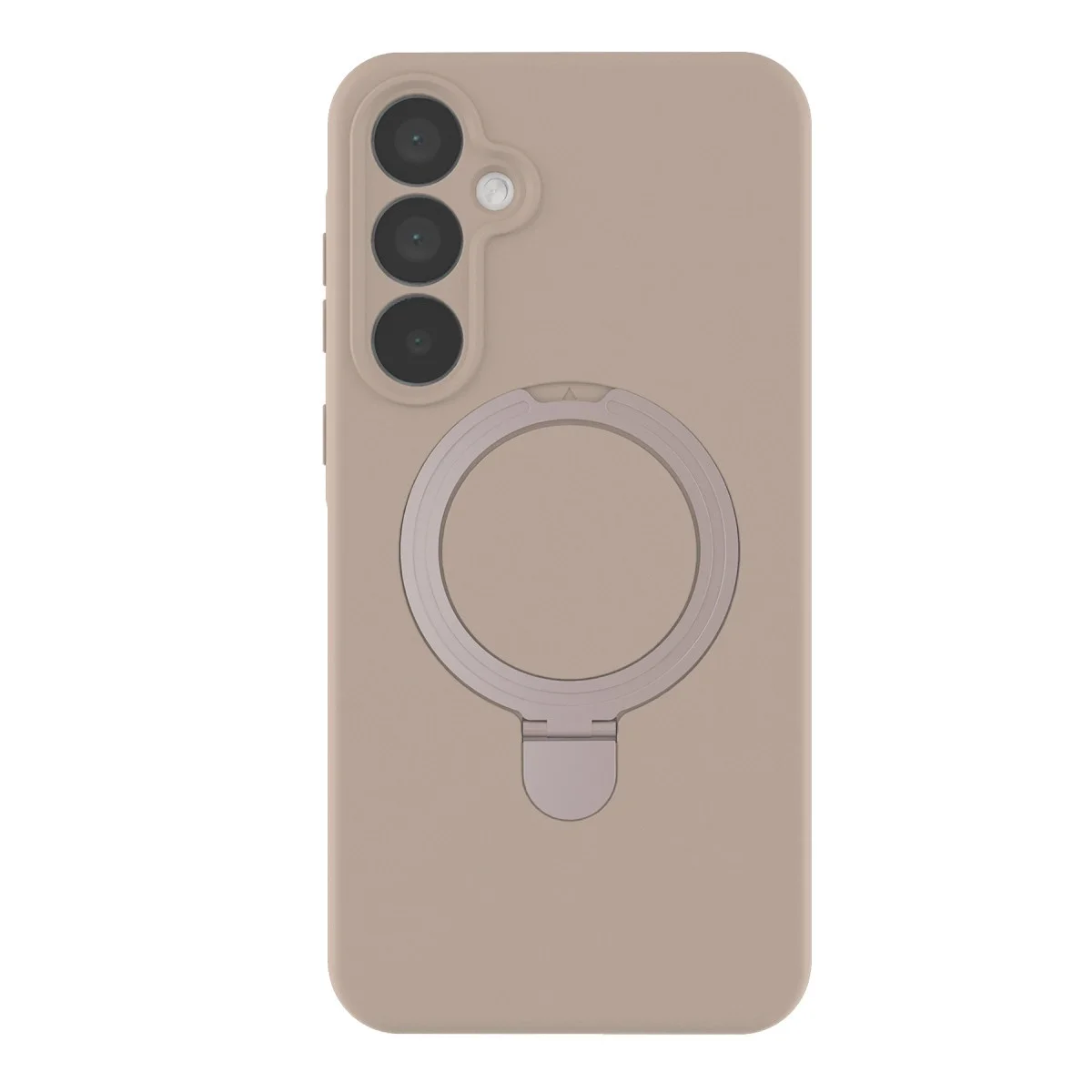 Samsung Galaxy A16 5g Regal Magsafe Standlı Kapak - Çöl Titanyum görsel 2