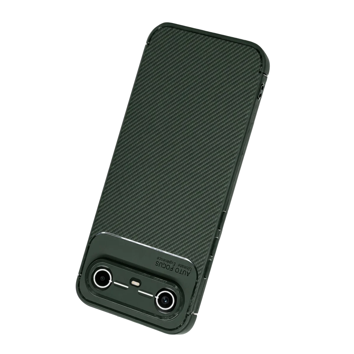 Tecno Spark Slim 5G Auto Focus Karbon Kapak - Koyu Yeşil görsel 4