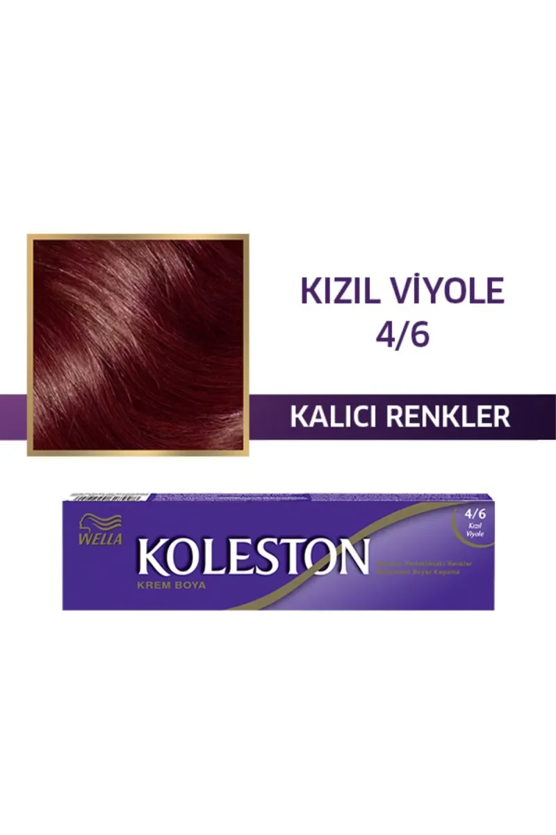 Koleston Single Saç Boyası - 4/6 Kızıl Viyole