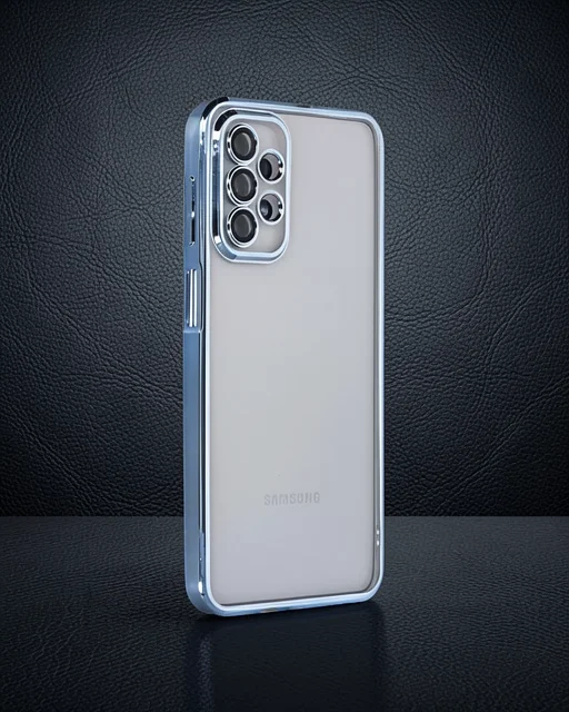 Samsung Galaxy A23 4g Kılıf Razer Lensli Silikon - Açık Mavi