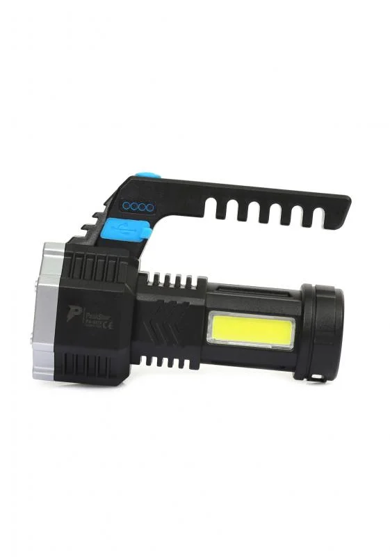 PS-3879 7*XPE + COB LED USB Şarjlı Göstergeli El Feneri görsel 2