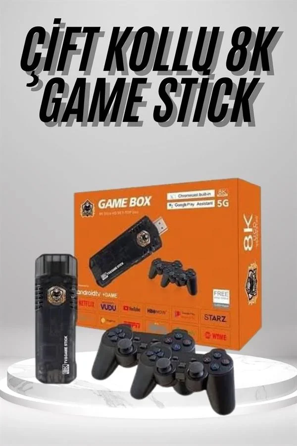 8K Ultra HD Game Box 36500 Oyunlu Game Stick Oyun Konsolu görsel 2