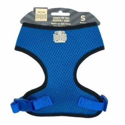 Havalı Dokuma Küçük Irk Köpek Göğüs Tasması Royalblue 1,5x25-35 Cm