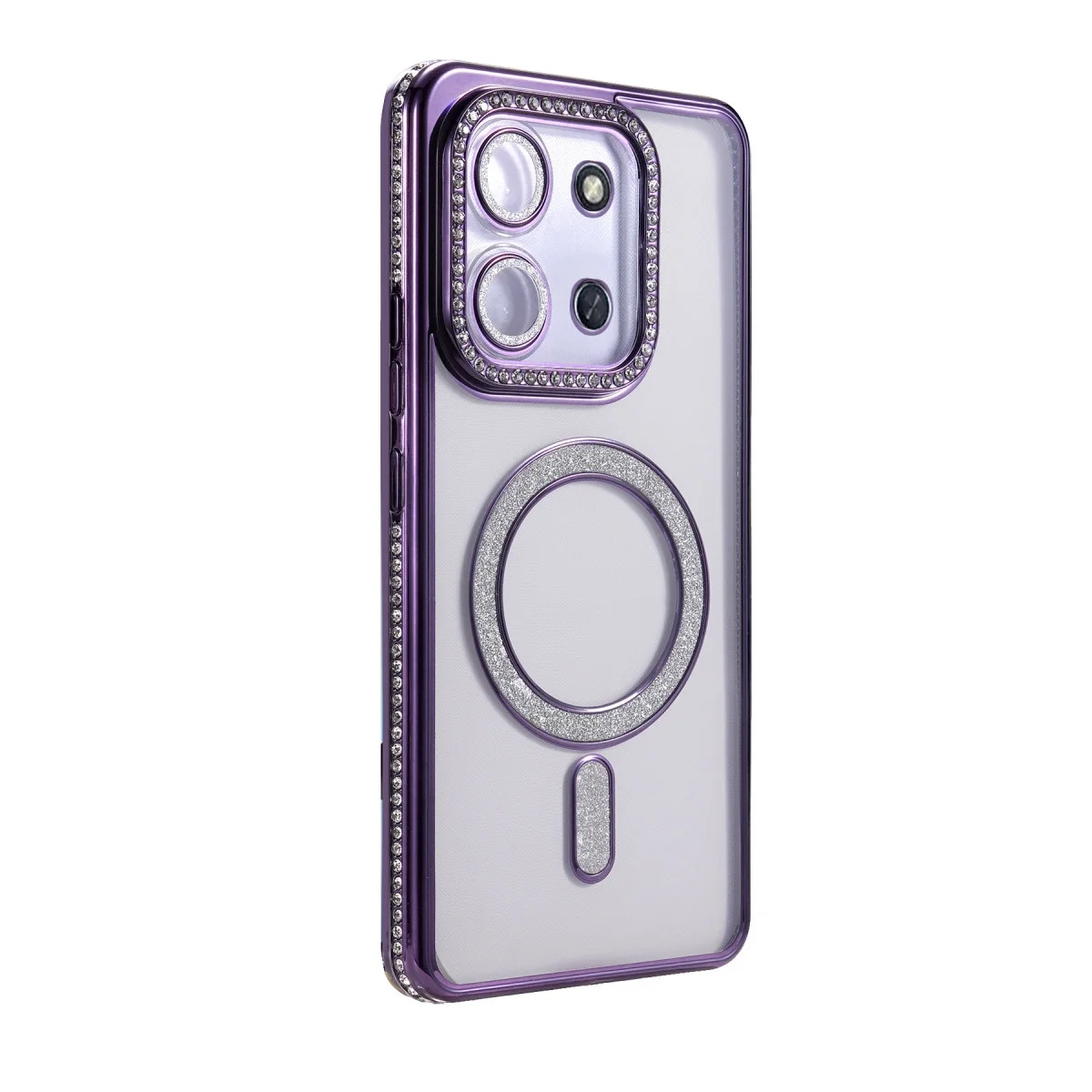 Xiao Red 15c 4g Joke Simli Magneticsafe Kılıf - Derin Mor görsel 3