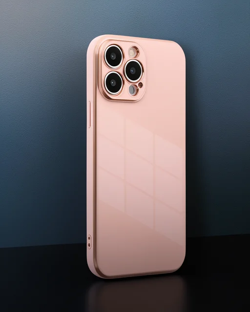 Apple İphone 15 Pro Kılıf Volet Silikon - Pembe