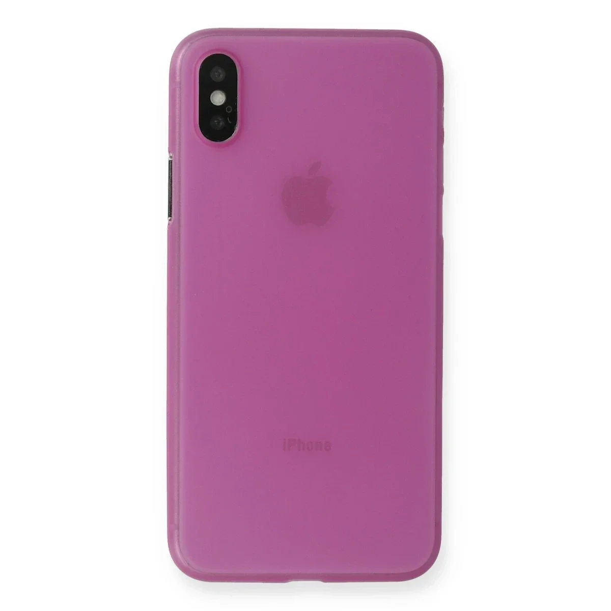 Apple iPhone XS Max Kılıf PP Ultra İnce Kapak - Pembe