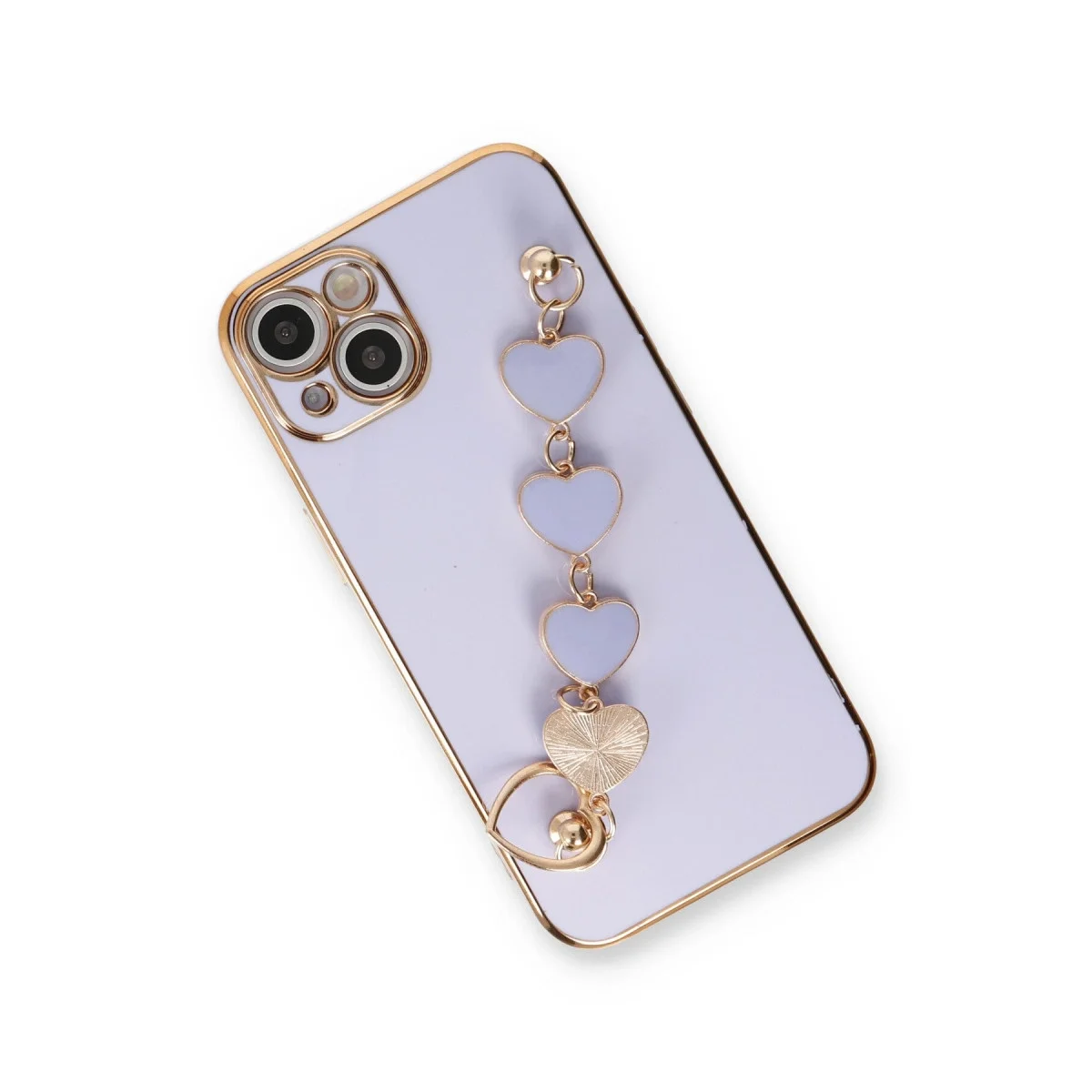 Apple İphone 14 Kılıf Esila Silikon - Lila görsel 3