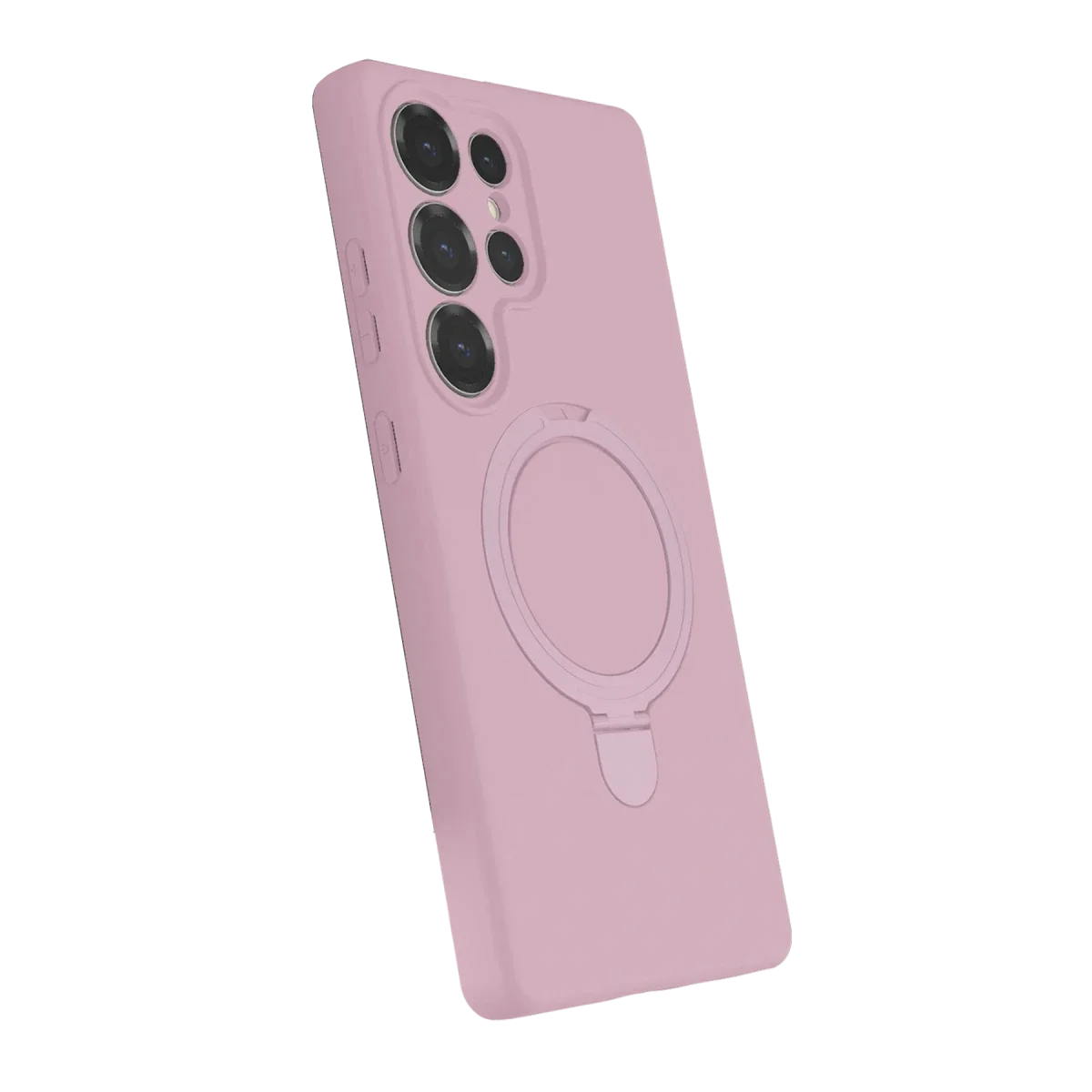 Samsung Galaxy S25 Ultra Regal Magsafe Standlı Kapak - Açık Pembe görsel 2