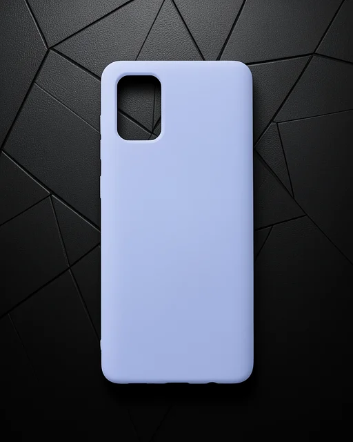 Samsung Galaxy A71 Kılıf Nano İçi Kadife Silikon - Lila