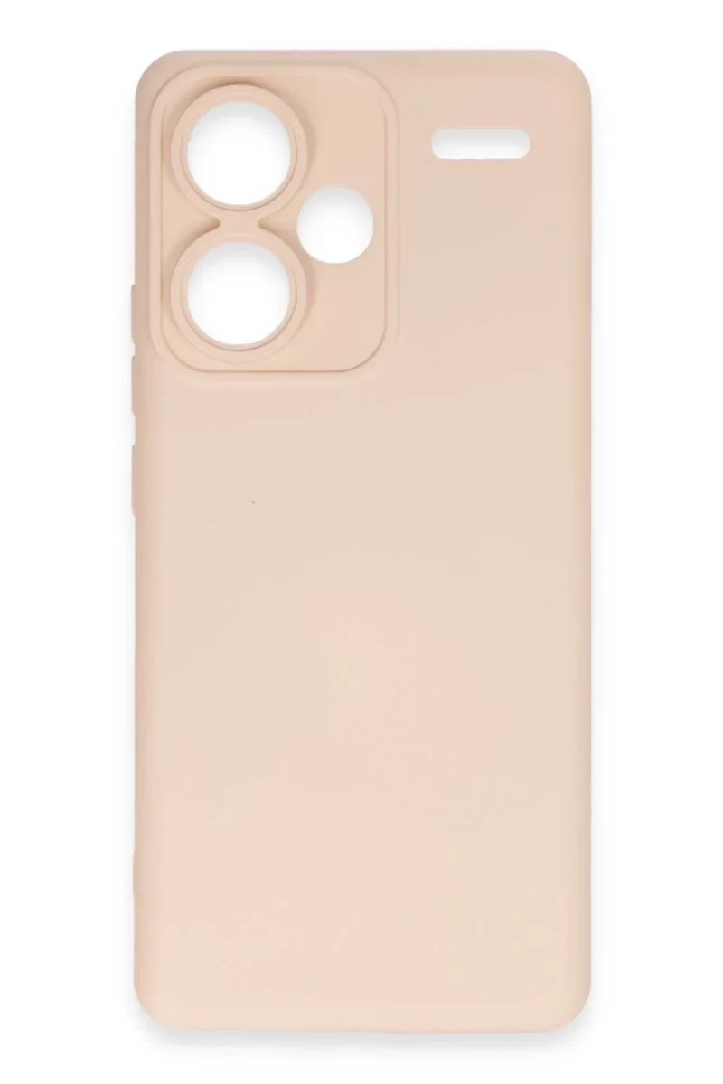 Xiao Red Note 13 Pro Plus Kılıf Nano içi Kadife Silikon - Pudra görsel 2