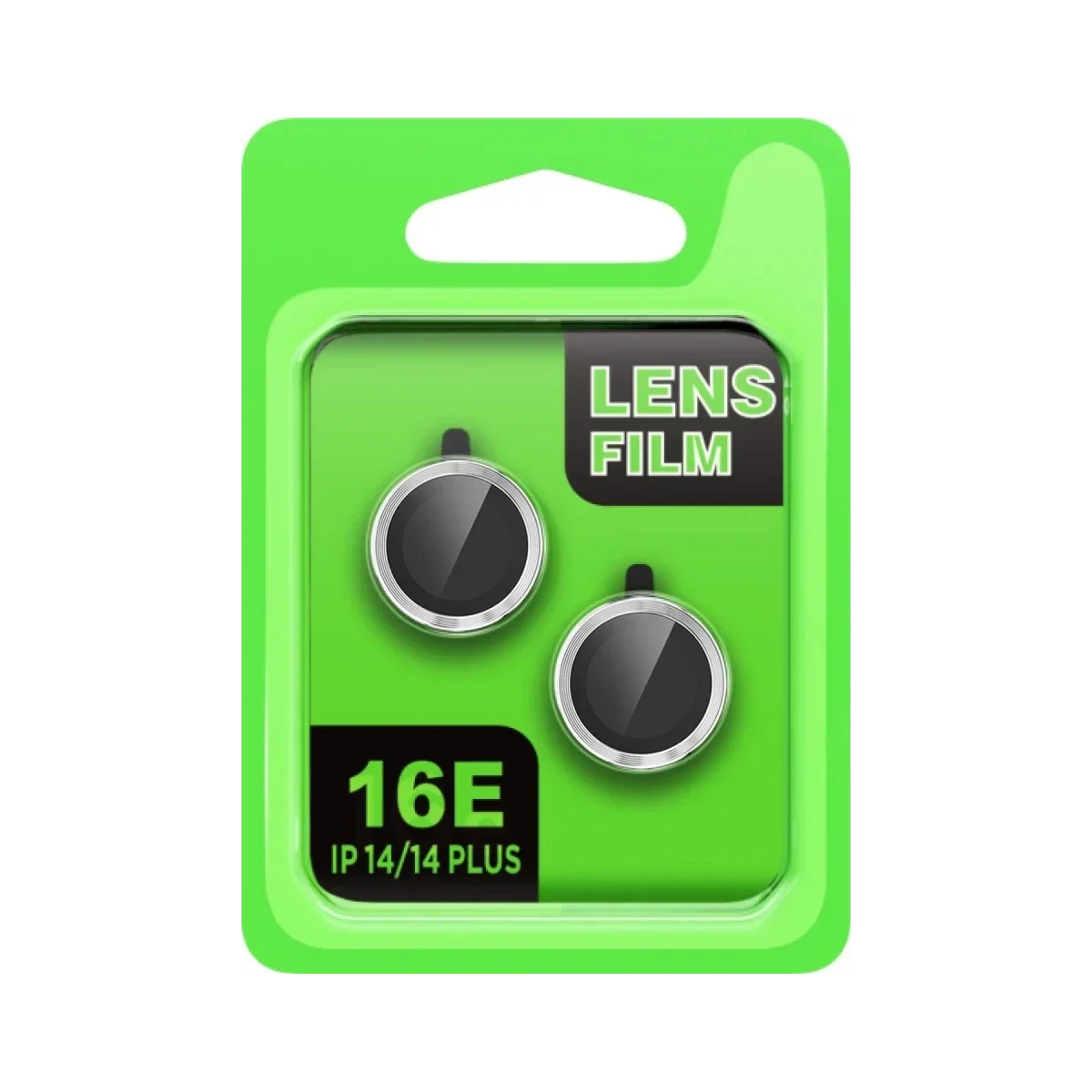 Apple iPhone 16E Raze Metal Kamera Lens - Gümüş görsel 3