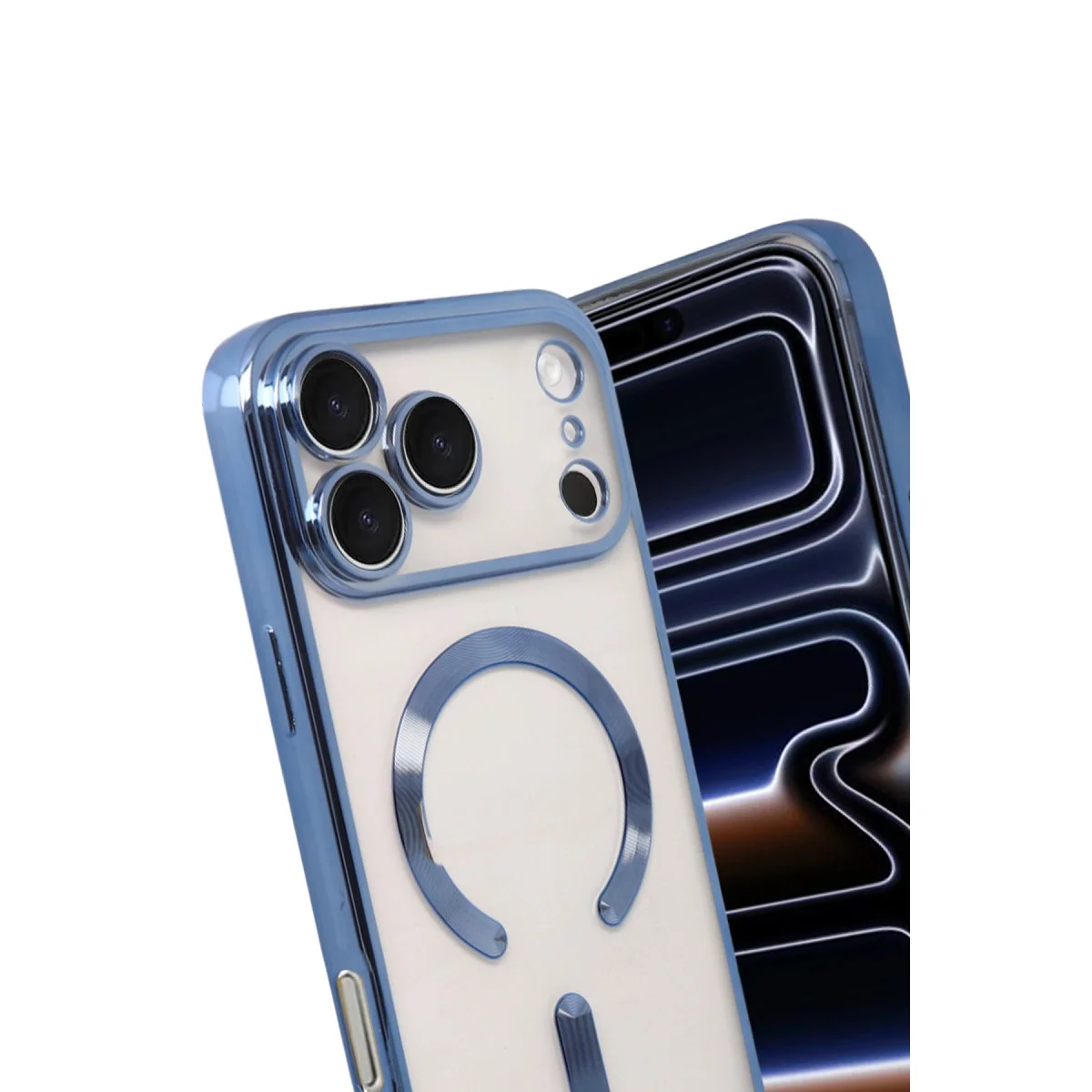Apple İphone 17 Pro Kross Magneticsafe Kapak - Sierra Blue görsel 3