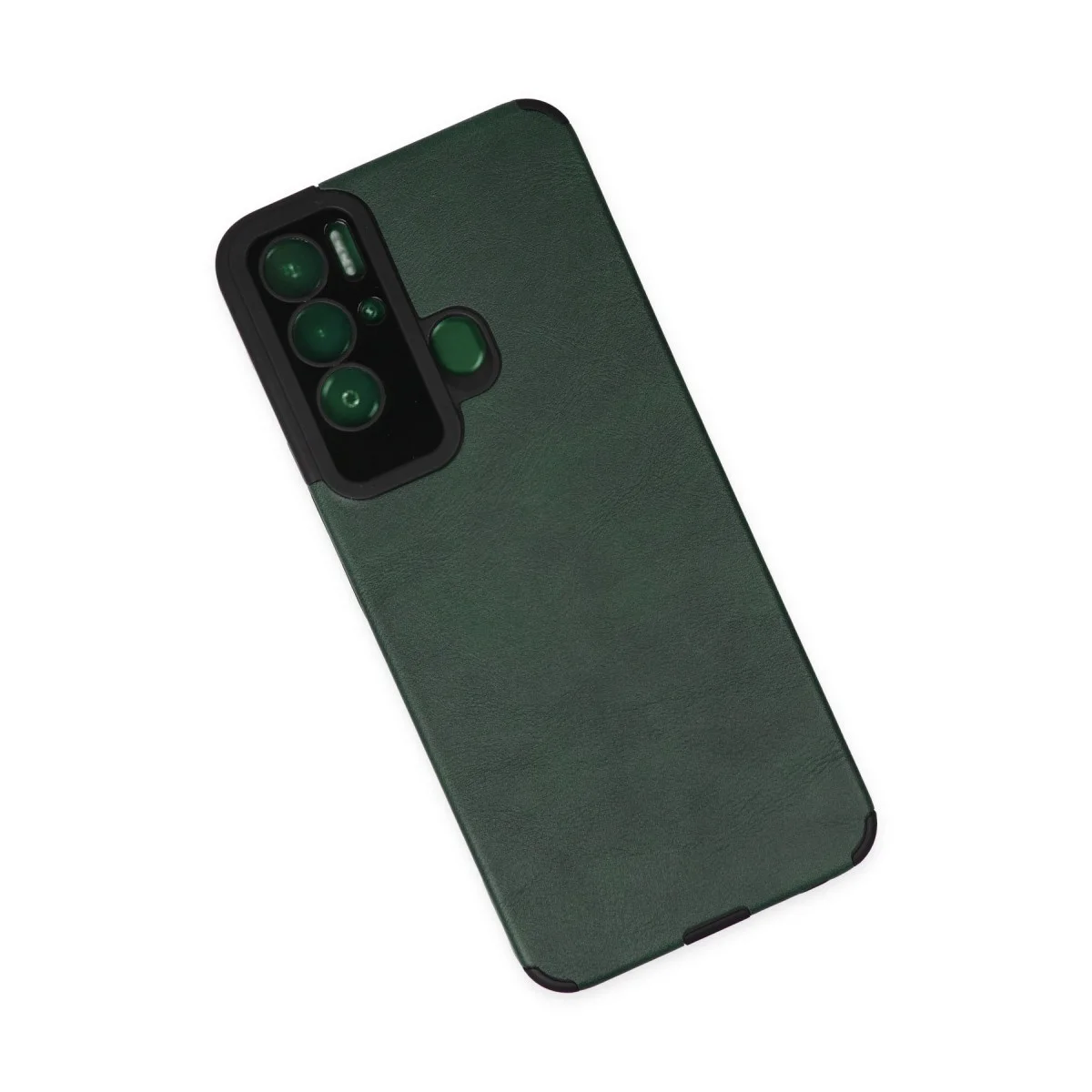 Tecno Pova Neo Kılıf Loop Deri Silikon - Yeşil görsel 3