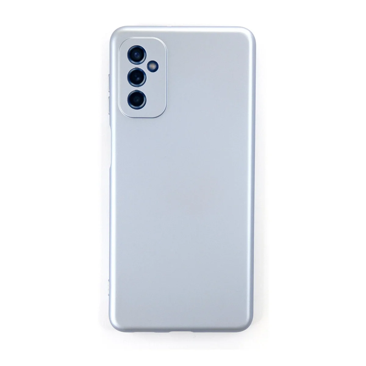 Samsung Galaxy M52 5g Kılıf Nano İçi Kadife Silikon - Sky Blue