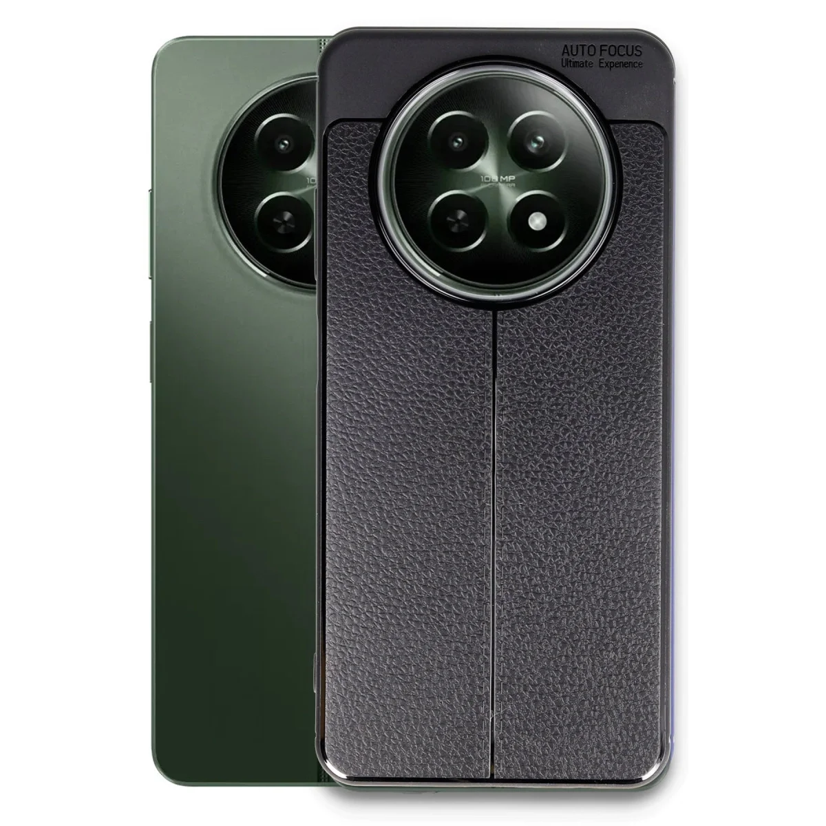 Realme 12 5g Kılıf Auto Focus Kapak - Siyah görsel 2