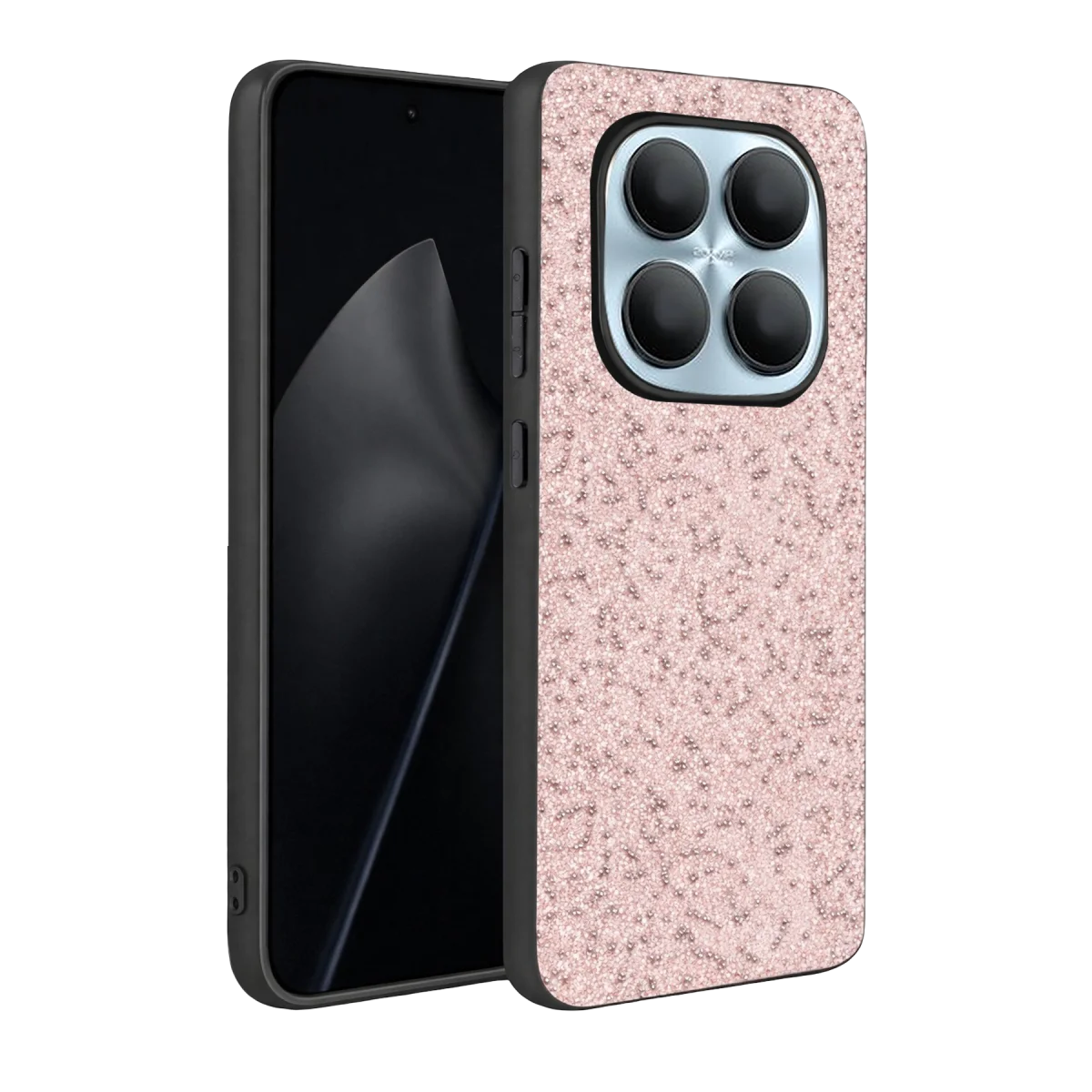 Onegif Xiaomi Redmi Note 15 4G Bright Simli Kapak - Pembe