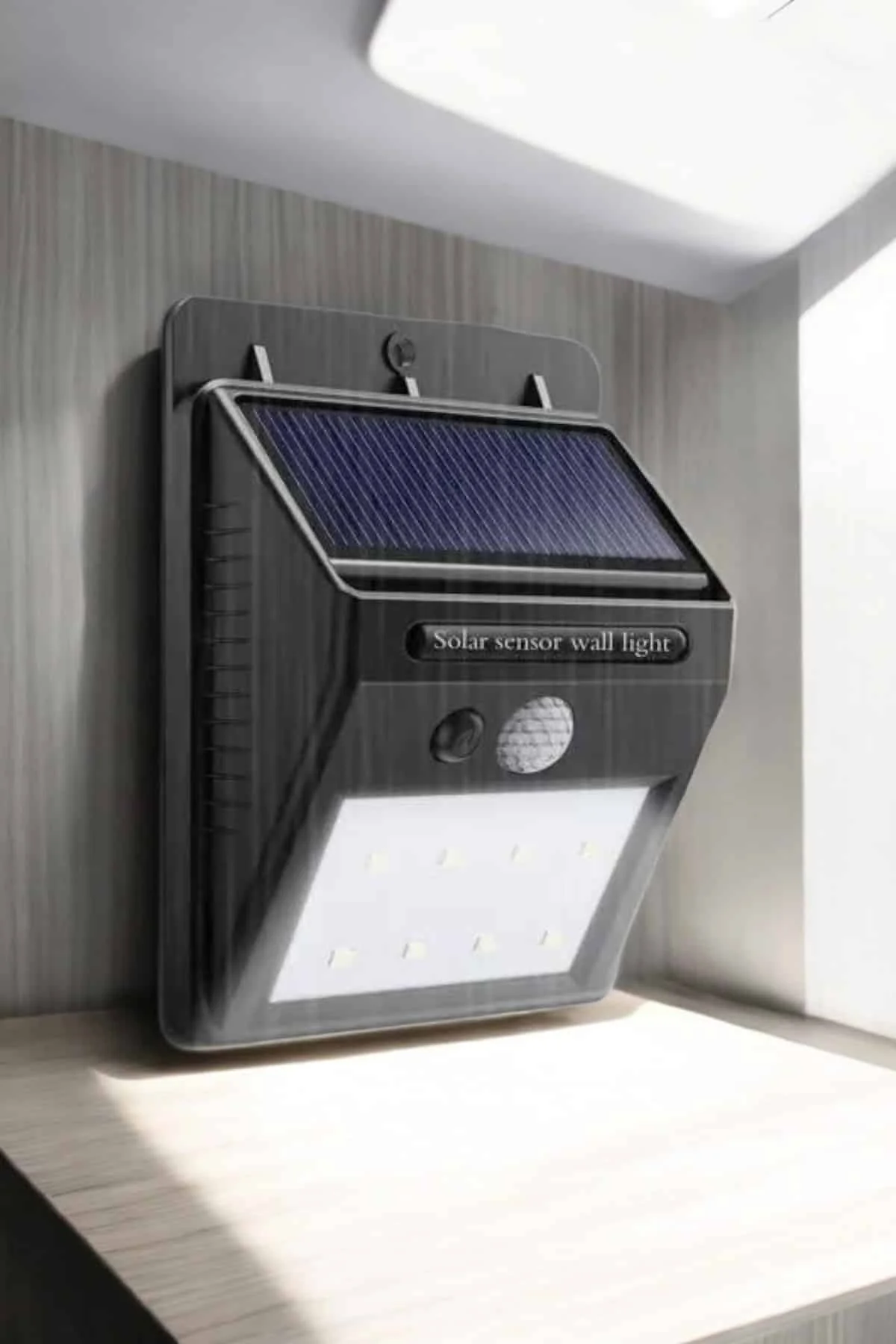 Solar Lamba Giriş, Bahçe Yol Avlu Hareket Sensörlü Led görsel 4