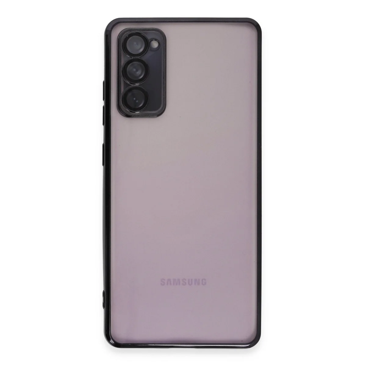 Samsung Galaxy S20 Fe Kılıf Razer Lensli Silikon - Siyah görsel 2